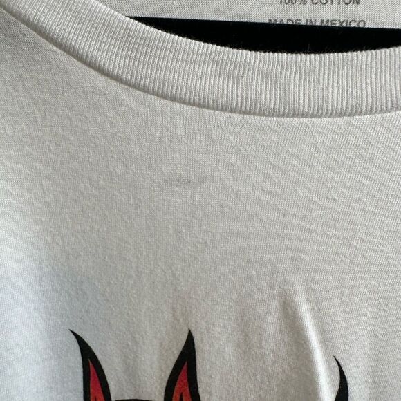 NWOT Unisex White Short Sleeve Tee Shirt “Alice In Chains” Rock Band - Size 2XL - Picture 4 of 5